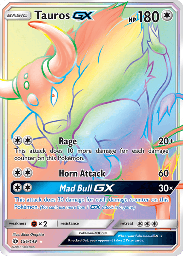 Tauros-GX - Sun & Moon 156