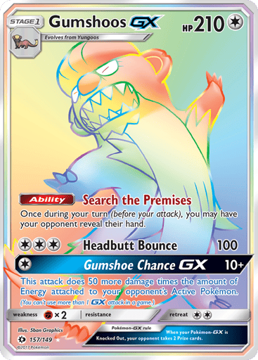 Gumshoos-GX - Sun & Moon 157