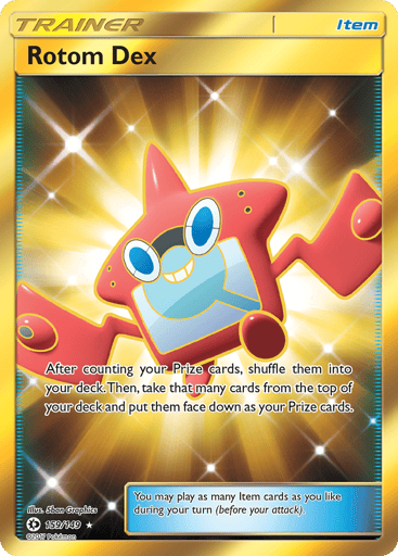 Rotom Dex - Sun & Moon 159