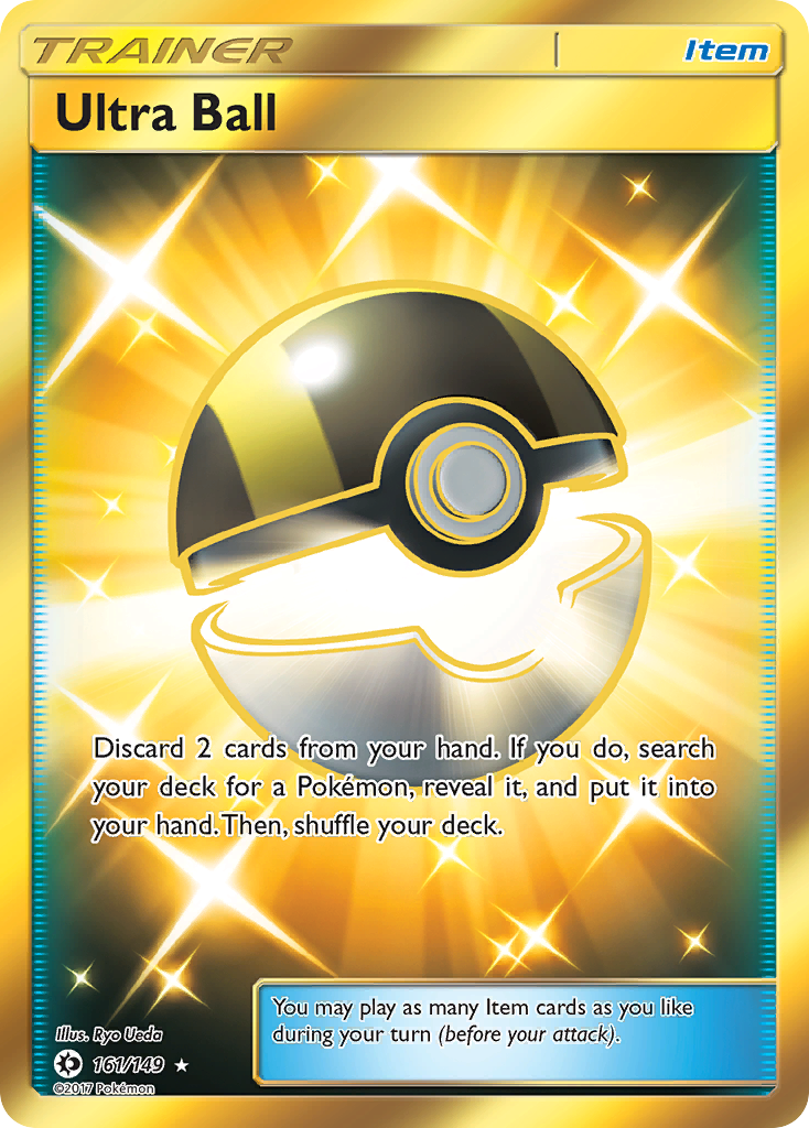 Ultra Ball – Sun & Moon 161/149 Pokémon card