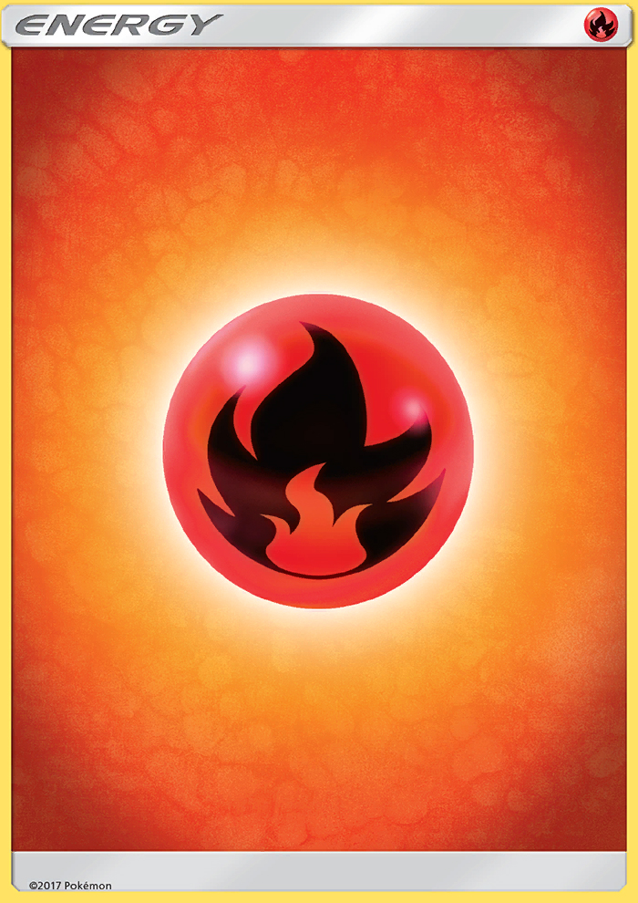 Fire Energy – Sun & Moon 165/149 Pokémon card