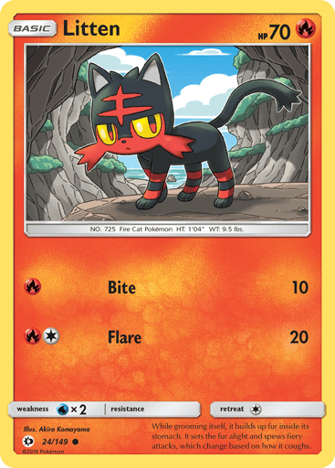 Litten - Sun & Moon 24