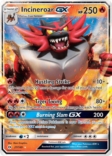 Incineroar-GX - Sun & Moon 27