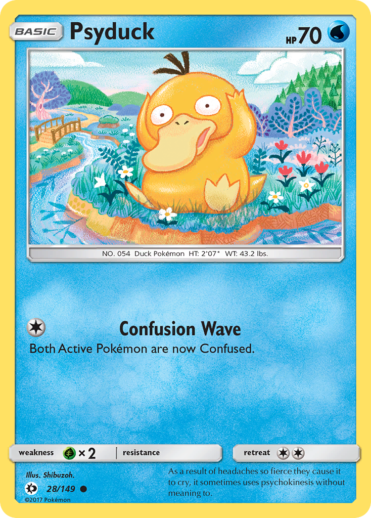 Psyduck – Sun & Moon 28/149 Pokémon card
