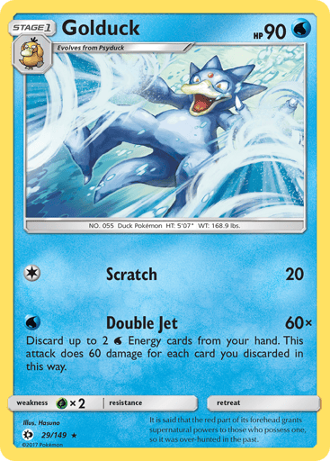 Golduck - Sun & Moon 29
