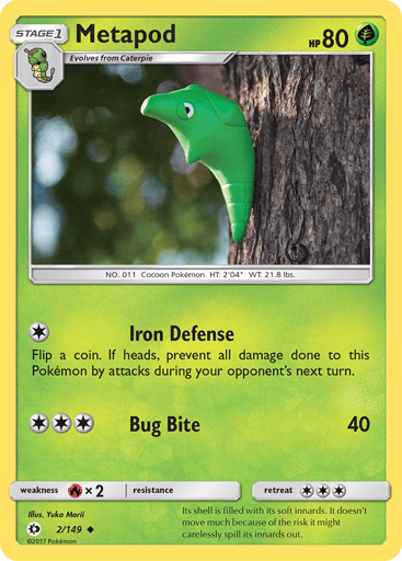 Metapod - Sun & Moon 2