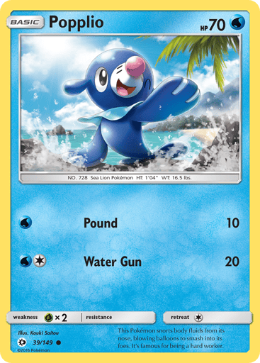 Popplio - Sun & Moon 39
