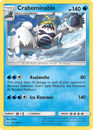 Crabominable - Sun & Moon 43