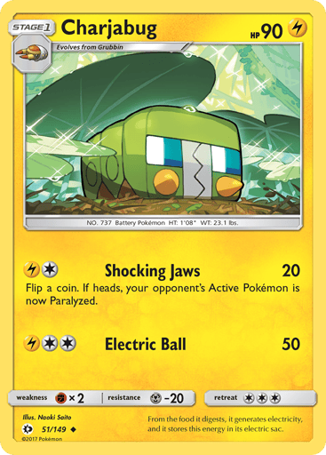 Charjabug - Sun & Moon 51