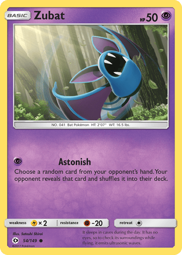 Zubat - Sun & Moon 54