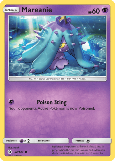 Mareanie - Sun & Moon 62