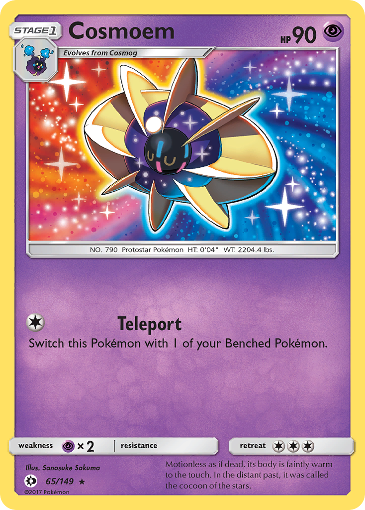 Cosmoem – Sun & Moon 65/149 Pokémon card