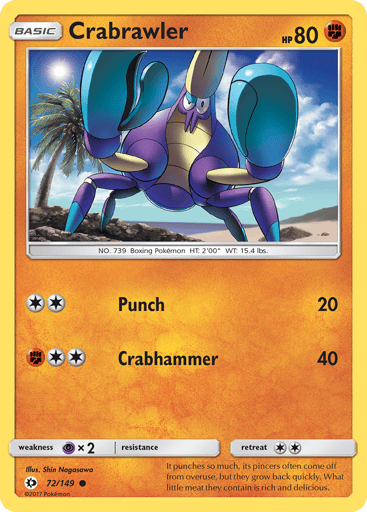 Crabrawler - Sun & Moon 72