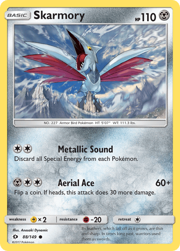 Skarmory - Sun & Moon 88