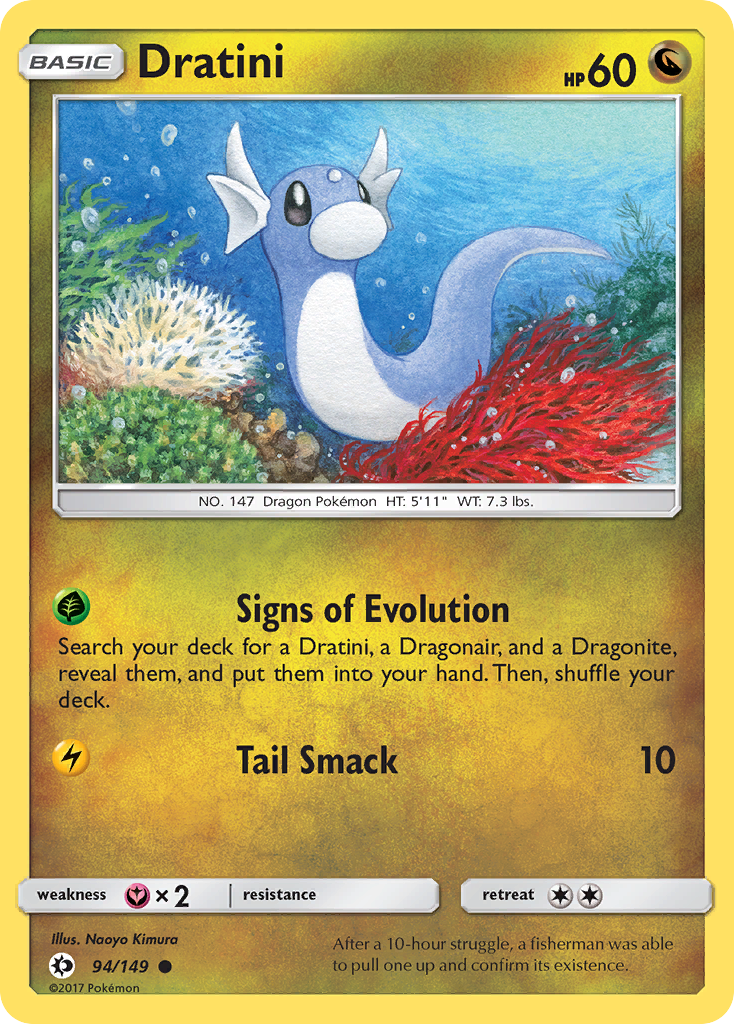 Dratini – Sun & Moon 94/149 Pokémon card