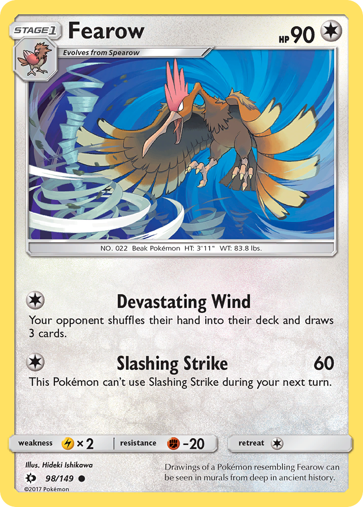 Fearow – Sun & Moon 98/149 Pokémon card