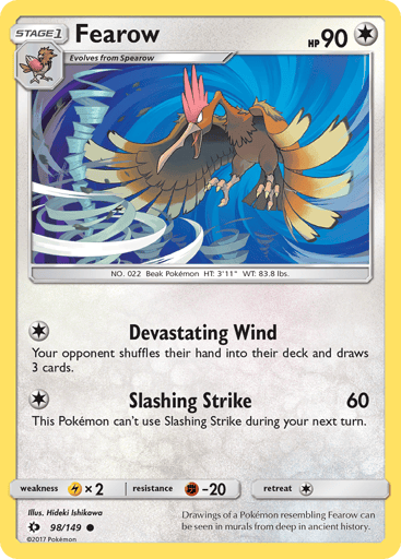 Fearow - Sun & Moon 98