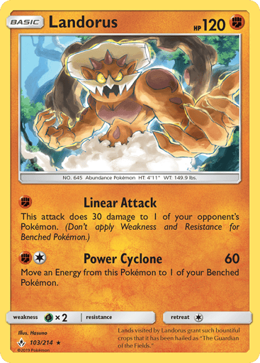 Landorus - Unbroken Bonds 103