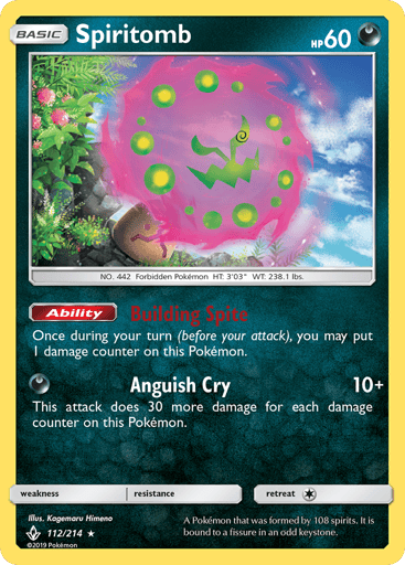 Spiritomb - Unbroken Bonds 112