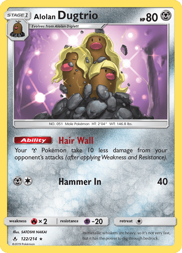 Alolan Dugtrio - Unbroken Bonds 122