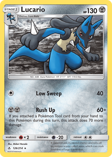 Lucario - Unbroken Bonds 126