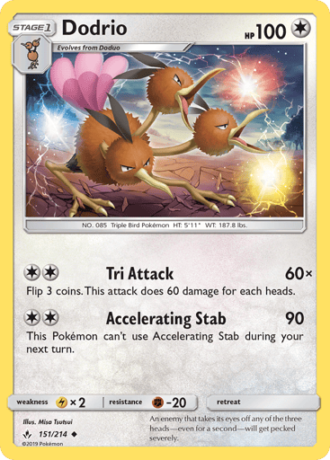 Dodrio - Unbroken Bonds 151