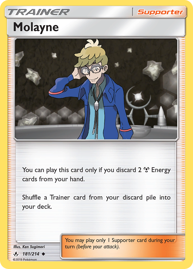 Molayne – Unbroken Bonds 181/214 Pokémon card