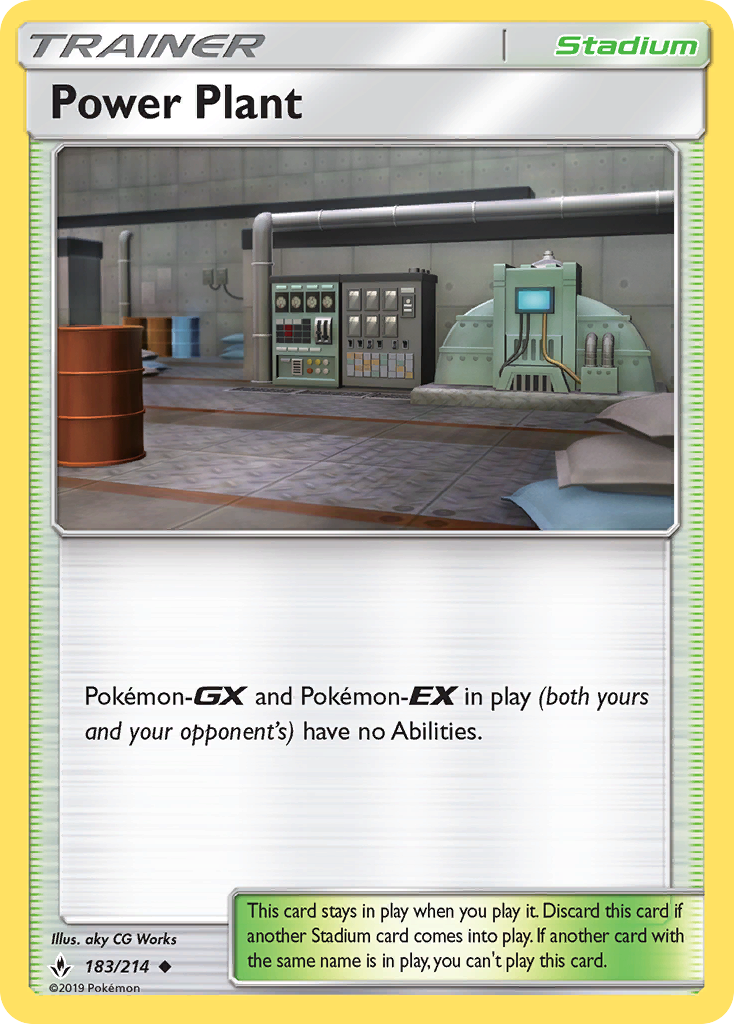 Power Plant – Unbroken Bonds 183/214 Pokémon card