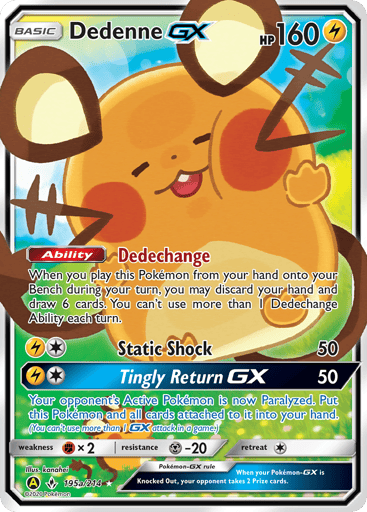Dedenne-GX - Unbroken Bonds 195a
