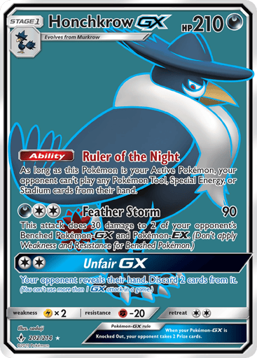 Honchkrow-GX - Unbroken Bonds 202