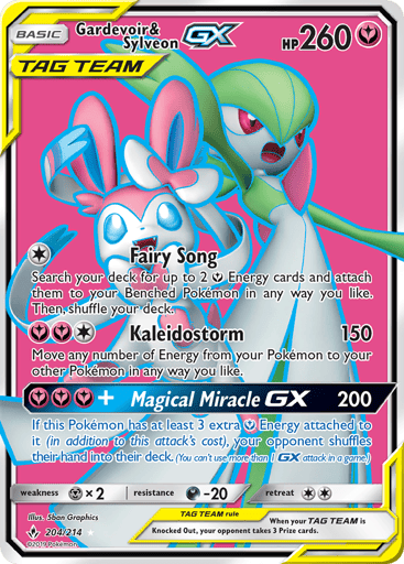 Gardevoir & Sylveon-GX - Unbroken Bonds 204
