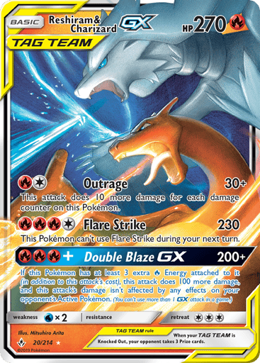 Reshiram & Charizard-GX - Unbroken Bonds 20