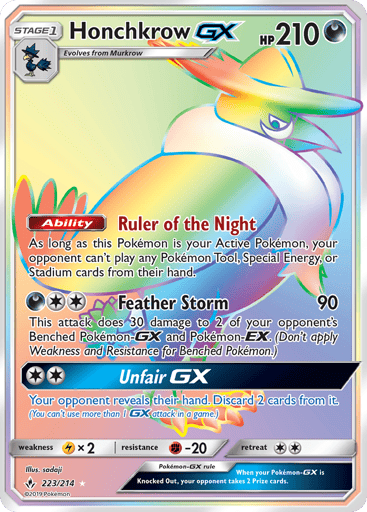 Honchkrow-GX - Unbroken Bonds 223