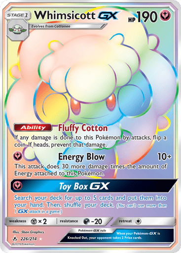 Whimsicott-GX - Unbroken Bonds 226