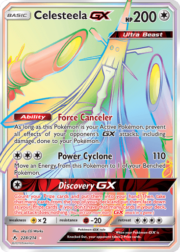 Celesteela-GX - Unbroken Bonds 228
