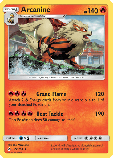 Arcanine - Unbroken Bonds 22