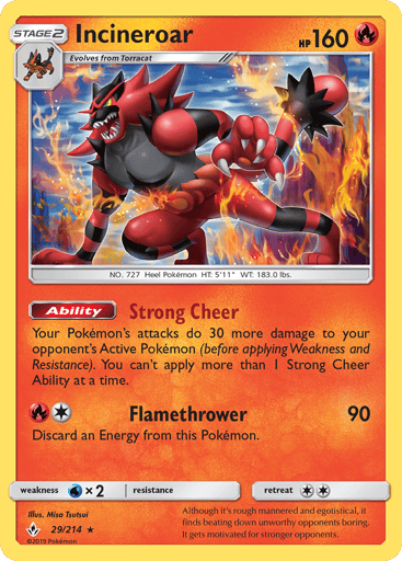 Incineroar - Unbroken Bonds 29