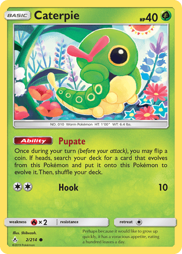 Caterpie - Unbroken Bonds 2