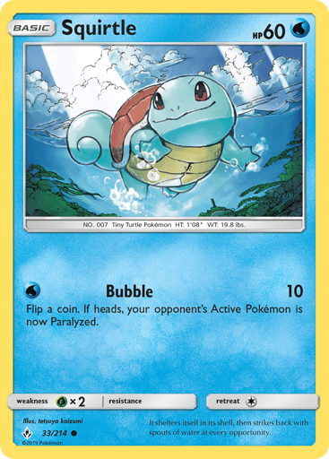 Squirtle - Unbroken Bonds 33