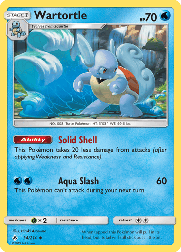 Wartortle - Unbroken Bonds 34