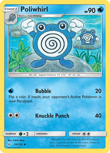 Poliwhirl - Unbroken Bonds 38