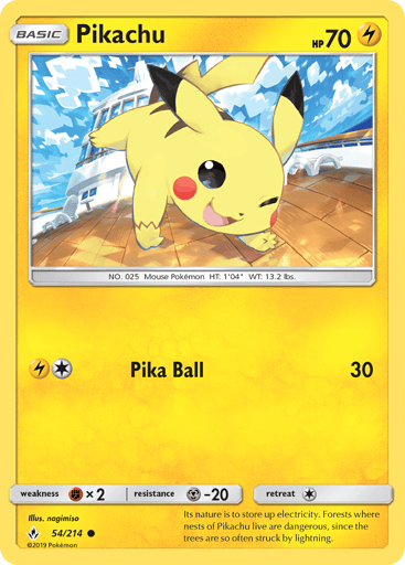 Pikachu - Unbroken Bonds 54