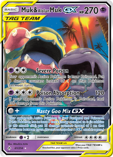 Muk & Alolan Muk-GX - Unbroken Bonds 61
