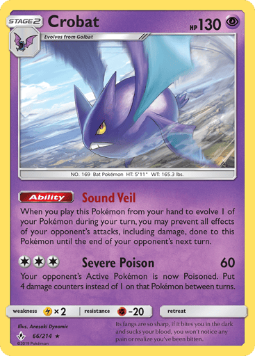 Crobat - Unbroken Bonds 66