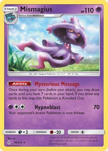 Mismagius - Unbroken Bonds 78