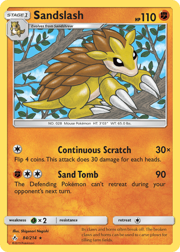 Sandslash - Unbroken Bonds 84