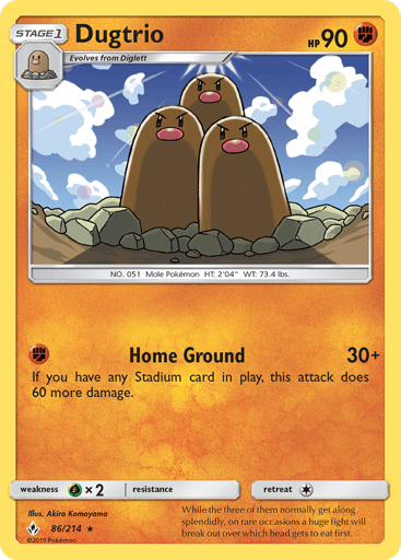 Dugtrio - Unbroken Bonds 86