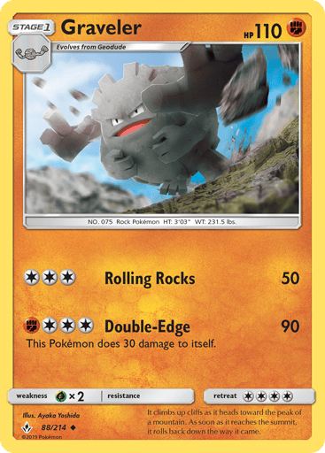 Graveler - Unbroken Bonds 88