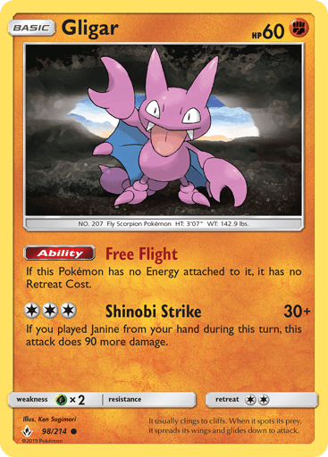 Gligar - Unbroken Bonds 98