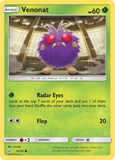 Venonat - Unbroken Bonds 9